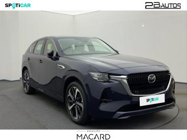 SPOTICAR Mazda Cx-60 2.5 E-skyactiv Phev 327ch Takumi 4x4 Bva8 Occasion - Suv-4x4 Hybride Rechargeable Deep Crystal Blue Métallisé - Auch - 1203821045_3