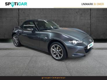 SPOTICAR Mazda Mx-5 Mx5 1.5 Skyactiv-g 132ch Exclusive-line 2023 Occasion - Coupé-cabriolet Essence Platinium Quartz Métallisé - Longuenesse - 1203828279_3