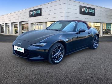 SPOTICAR Mazda Mx-5 Mx5 2.0 Skyactiv-g 184ch Selection Euro6d-t 2021 Occasion - Coupé-cabriolet Essence Jet Black Mica - Reims - 1204122340_1