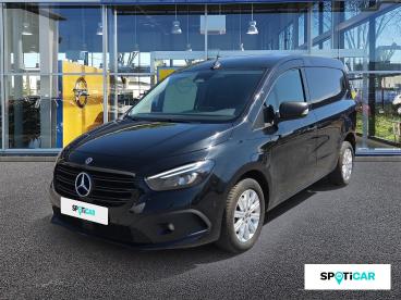 SPOTICAR Mercedes Citan 112 Cdi Long Pro Bva Occasion - Utilitaire Diesel Noir Loparite Métallisé - Epernay - 1204147344_1