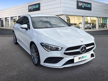 SPOTICAR Mercedes Cla Shooting Brake 220 D 8g-dct Amg Line Occasion - Break Diesel Blanc - Pontarlier - 1203679796_3