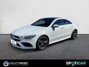 SPOTICAR Mercedes Cla Coupe 2.0 220 D 190cv Amg Line 8g-dct Bva Occasion -  Diesel Blanc - Montlucon - 1203948763_1