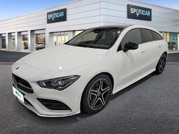 SPOTICAR Mercedes Cla Shooting Brake 180 D 7g-dct Amg Line Occasion - Break Diesel Blanc - Tours - 1204006503_1