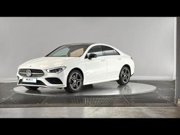 SPOTICAR Mercedes Cla 250 E 160+102ch Amg Line 8g-dct Occasion - Berline Hybride Rechargeable Blanc Digital Métallisé - Clermont Ferrand - 1204035784_1