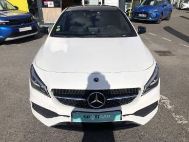 SPOTICAR Mercedes Cla Shooting Brake 220 D 7g-dct Fascination Occasion - Break Diesel Blanc - Cognac - 1204202708_2