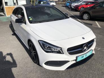 SPOTICAR Mercedes Cla Shooting Brake 220 D 7g-dct Fascination Occasion - Break Diesel Blanc - Cognac - 1204202708_3