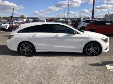 SPOTICAR Mercedes Cla Shooting Brake 220 D 7g-dct Fascination Occasion - Break Diesel Blanc - Cognac - 1204202708_4