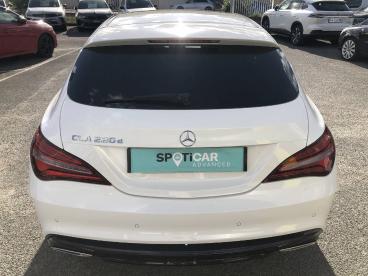 SPOTICAR Mercedes Cla Shooting Brake 220 D 7g-dct Fascination Occasion - Break Diesel Blanc - Cognac - 1204202708_5