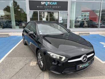 SPOTICAR Mercedes Classe A 250 E 160+102ch Progressive Line 8g-dct 8cv Occasion - Citadine Hybride Rechargeable Noir - Brest - 1203681868_2