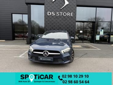 SPOTICAR Mercedes Classe A 180d 116ch Progressive Line 8g-dct Occasion - Citadine Diesel Bleu Denim Métallisé - Quimper - 1203826793_1