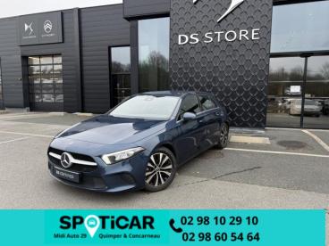 SPOTICAR Mercedes Classe A 180d 116ch Progressive Line 8g-dct Occasion - Citadine Diesel Bleu Denim Métallisé - Quimper - 1203826793_2