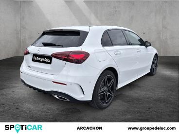 SPOTICAR Mercedes Classe A 250 E 163+109ch Amg Line 8g-dct Occasion - Citadine Hybride Rechargeable Blanc Digital Métallisé - La Teste De Buch - 1203914412_2