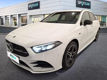 SPOTICAR Mercedes Classe A 250 E Eq Power 8g-dct Amg Line Occasion - Citadine Hybride Rechargeable Blanc - Chambray Les Tours - 1204002654_1