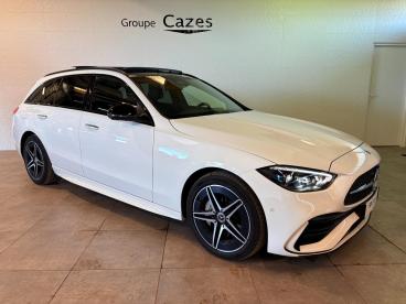 SPOTICAR Mercedes Classe C 300 De 9g-tronic E-hybrid Eq Amg Line Occasion - Break Hybride Polar White - Marmande - 1203643030_1