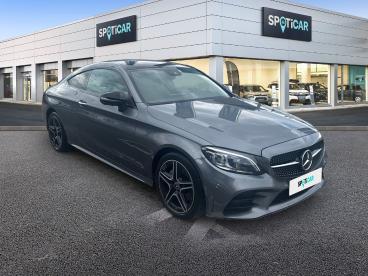 SPOTICAR Mercedes Classe C Coupe 220 D 9g-tronic Amg Line Occasion - Coupé-cabriolet Diesel Noir - Anthy Sur Leman - 1203663401_3