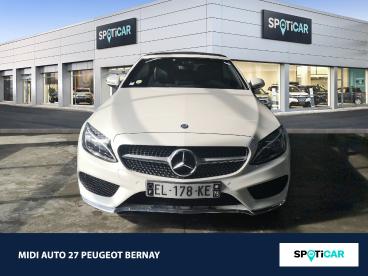 SPOTICAR Mercedes Classe C 220 D 170ch Sportline 9g-tronic Occasion - Coupé-cabriolet Diesel Blanc Diamant Brillante Designo - Bernay - 1203679134_2