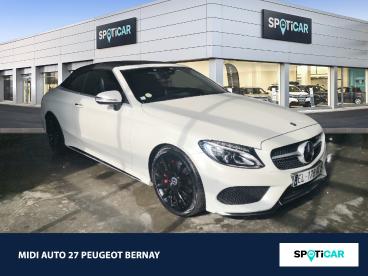 SPOTICAR Mercedes Classe C 220 D 170ch Sportline 9g-tronic Occasion - Coupé-cabriolet Diesel Blanc Diamant Brillante Designo - Bernay - 1203679134_3