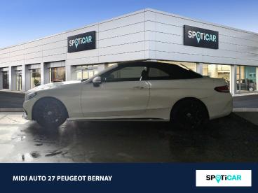 SPOTICAR Mercedes Classe C 220 D 170ch Sportline 9g-tronic Occasion - Coupé-cabriolet Diesel Blanc Diamant Brillante Designo - Bernay - 1203679134_4