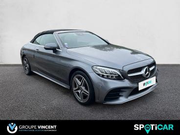 SPOTICAR Mercedes Classe C Cabriolet 184ch Amg Line Occasion - Coupé-cabriolet Essence Gris Acier - Varennes Vauzelles - 1203702383_3