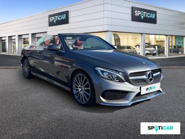 SPOTICAR Mercedes Classe C 220 D 170ch Sportline 9g-tronic/hifi Burmester Occasion - Coupé-cabriolet Diesel Gris Sélénite  Métallisée - Chambray Les Tours - 1203783225_3