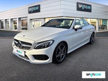 SPOTICAR Mercedes Classe C Cabriolet 180 9g-tronic Sportline Occasion - Coupé-cabriolet Essence Blanc - Brignoles - 1203795485_1