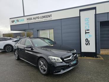 SPOTICAR Mercedes Classe C 200 D 160ch Amg Line 9g-tronic Occasion - Berline Diesel Noir - Caudan - 1203812293_1