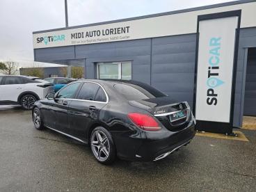 SPOTICAR Mercedes Classe C 200 D 160ch Amg Line 9g-tronic Occasion - Berline Diesel Noir - Caudan - 1203812293_2