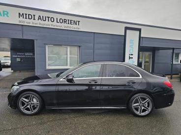 SPOTICAR Mercedes Classe C 200 D 160ch Amg Line 9g-tronic Occasion - Berline Diesel Noir - Caudan - 1203812293_5