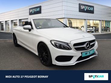 SPOTICAR Mercedes Classe C 220 D 170ch Sportline 9g-tronic Occasion - Coupé-cabriolet Diesel Blanc Diamant Brillante Designo - Bernay - 1203841394_3