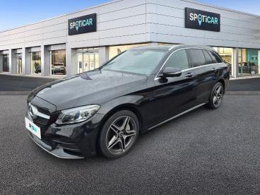 SPOTICAR Mercedes Classe C Break 300 De 9g-tronic Amg Line Occasion - Break Hybride Rechargeable Noir - Epinal - 1203903256_1