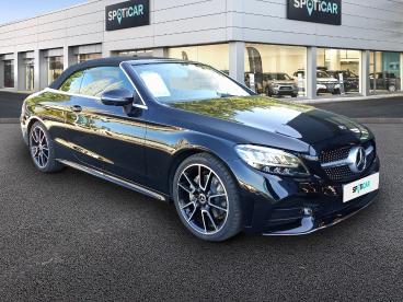 SPOTICAR Mercedes Classe C 220 D 194ch Amg Line 9g-tronic 10cv Occasion - Coupé-cabriolet Diesel Noir Obsidienne Métallisée - Andresy - 1203924838_3
