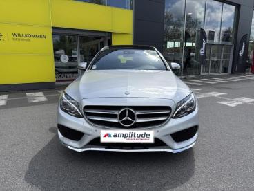 SPOTICAR Mercedes Classe C 220 D Sportline 9g-tronic Occasion - Break Diesel Argent Iridium - Vert Saint Denis - 1203984342_2