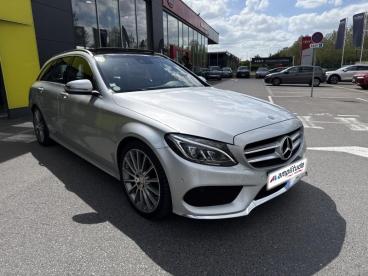 SPOTICAR Mercedes Classe C 220 D Sportline 9g-tronic Occasion - Break Diesel Argent Iridium - Vert Saint Denis - 1203984342_3