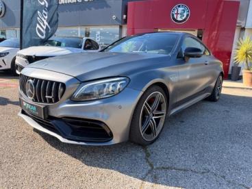 SPOTICAR Mercedes Classe C 63 Amg S 510ch Speedshift Mct Amg Occasion - Coupé-cabriolet Essence Gris Sélénite Magno Designo - Arles Cedex - 1203993037_1