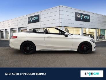 SPOTICAR Mercedes Classe C 220 D 170ch Sportline 9g-tronic Occasion - Coupé-cabriolet Diesel Blanc Diamant Brillante Designo - Bernay - 1204058000_4