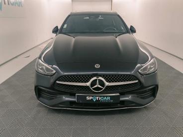 SPOTICAR Mercedes Classe C 200 D 163ch Amg Line Occasion - Break Hybride Bleu Cavansite Métallisé - Aubiere - 1204101924_2