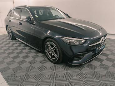 SPOTICAR Mercedes Classe C 200 D 163ch Amg Line Occasion - Break Hybride Bleu Cavansite Métallisé - Aubiere - 1204101924_3