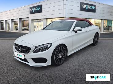 SPOTICAR Mercedes Classe C Cabriolet 220 D 9g-tronic Sportline Occasion - Coupé-cabriolet Diesel Blanc - Besancon - 1204243598_1