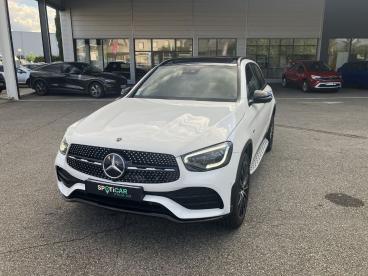 SPOTICAR Mercedes Glc 2.0 Glc 300 E Amg Line 4matic (x 253)  5 Portes  ( Occasion - Suv-4x4 Hybride Rechargeable Blanc - Tournon-sur-rhone - 1203683948_1