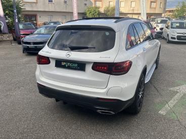 SPOTICAR Mercedes Glc 2.0 Glc 300 E Amg Line 4matic (x 253)  5 Portes  ( Occasion - Suv-4x4 Hybride Rechargeable Blanc - Tournon-sur-rhone - 1203683948_5