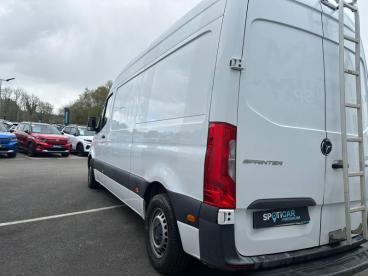 SPOTICAR Mercedes Sprinter 211 Cdi 39s 3t0 Traction /19900 Ht Occasion - Utilitaire Diesel Blanc Alaska - Quimper - 1203670575_5