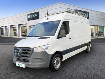 SPOTICAR Mercedes Sprinter 214 Cdi 39 3t0 First Traction Occasion - Utilitaire Diesel Blanc - Landerneau - 1204009229_1