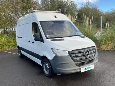 SPOTICAR Mercedes Sprinter 214 Cdi 39 3t0 First Traction Occasion - Utilitaire Diesel Blanc - Landerneau - 1204009229_3