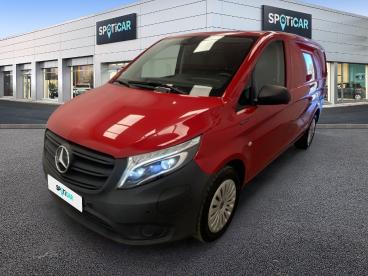 SPOTICAR Mercedes Vito Evito Fourgon 60 Kwh Long Fwd Occasion - Utilitaire Electrique Rouge - Le Bouscat - 1204121446_1
