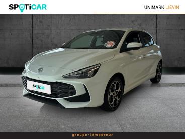 SPOTICAR Mg Mg3 1.5 Hybrid+ 195ch Luxury Occasion - Berline Hybride Blanc - Lievin - 1204042506_3
