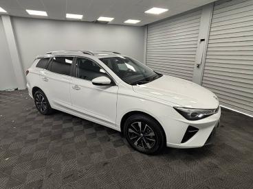 SPOTICAR Mg Mg5 5 Autonomie Standard 50kwh - 130 Kw 2wd Comfort Occasion - Break Electrique Blanc - Cognac - 1203954342_3