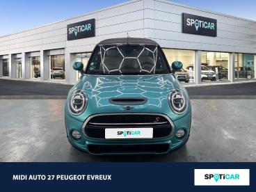 SPOTICAR Mini Cabrio Cooper S 192ch Euro6d-t Occasion - Coupé-cabriolet Essence Caribbean Aqua - Normanville - 1203975911_2