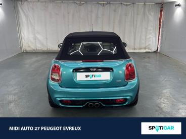 SPOTICAR Mini Cabrio Cooper S 192ch Euro6d-t Occasion - Coupé-cabriolet Essence Caribbean Aqua - Normanville - 1203975911_5