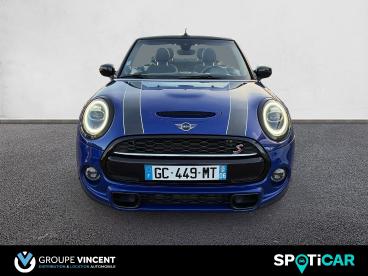 SPOTICAR Mini One Cooper Cabrio S Edition Greenwich 190ch Bva7 Occasion - Coupé-cabriolet Essence Bleu - Nevers - 1203709464_2