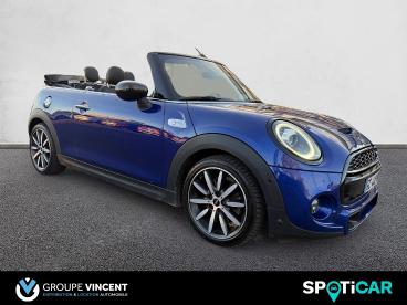 SPOTICAR Mini One Cooper Cabrio S Edition Greenwich 190ch Bva7 Occasion - Coupé-cabriolet Essence Bleu - Nevers - 1203709464_3